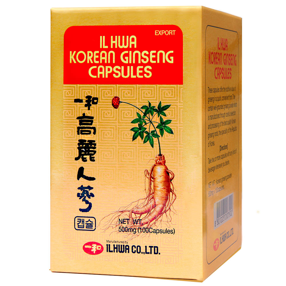 Ginseng Coreano 500 mg IL HWA 100 cápsulas | Tongil