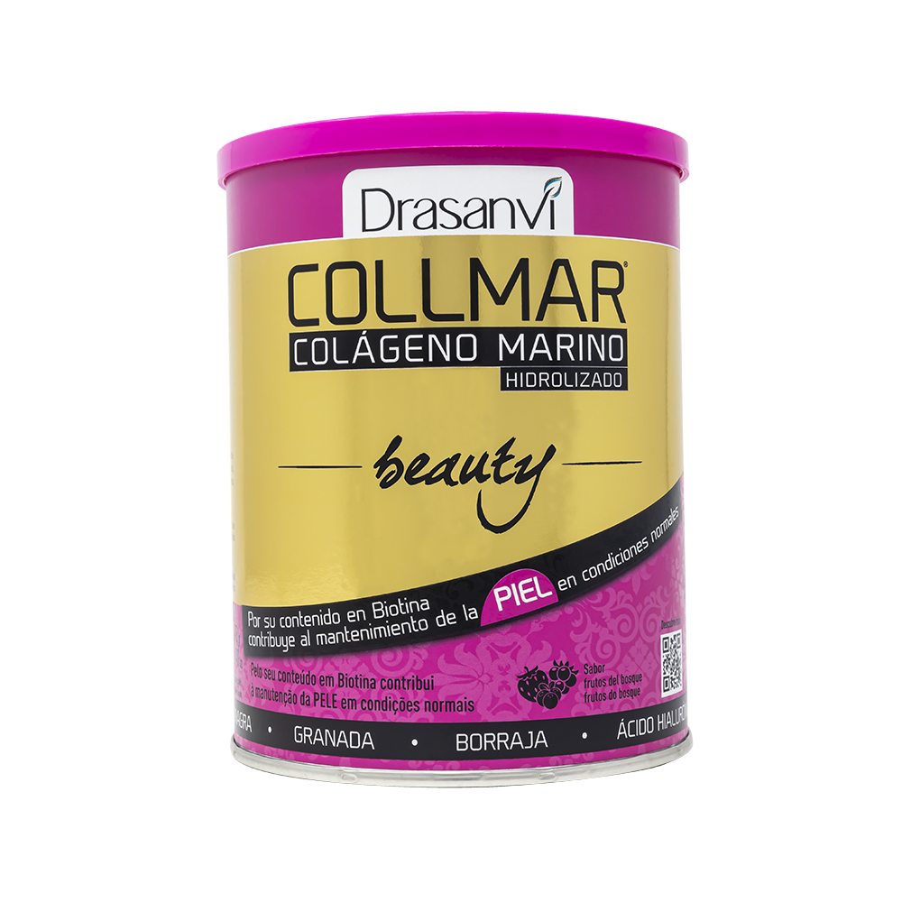 Collmar Beauty Frutos do Bosque – Colagénio Marino, Ácido Hialurónico & Biotina | Drasanvi (275 g)