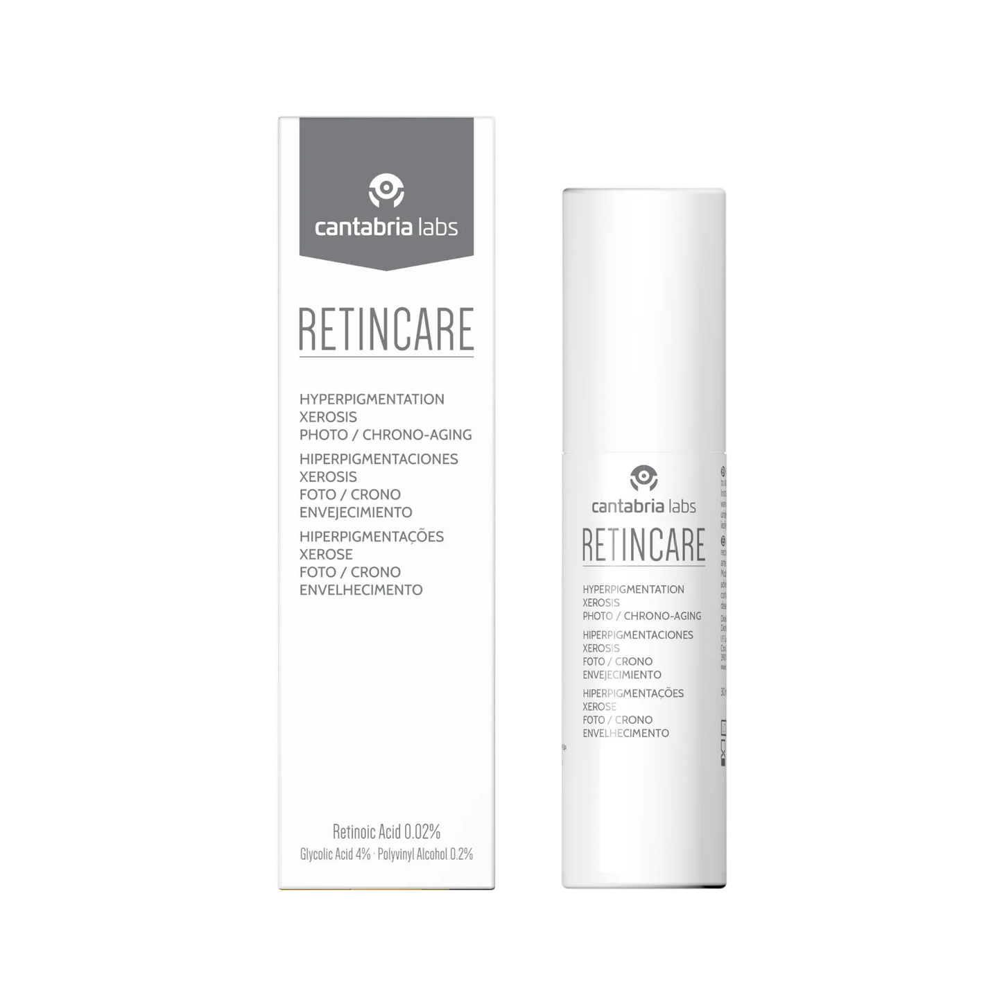 Retincare (30 ml) | Cantabria Labs – Crema Renovadora con Retinol y Ácido Glicólico