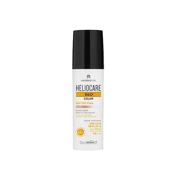 Heliocare 360º Color Gel Oil-Free SPF 50+ (50 ml) | Cantabria Labs - Fotoprotección con color y efecto mate