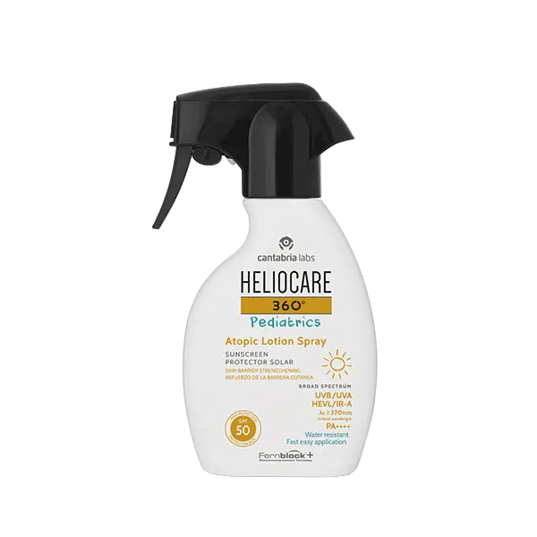 Heliocare 360º Pediatrics Atopic Lotion Spray SPF 50 (250 ml) | Heliocare - Protección solar pediátrica para piel atópica
