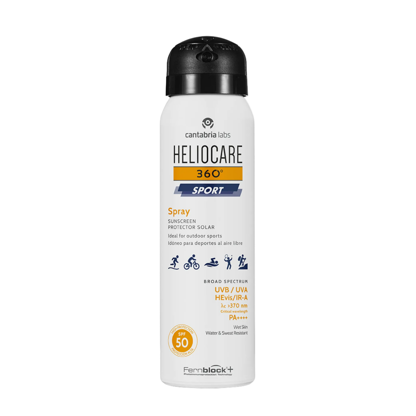 Heliocare 360º Sport Spray SPF 50 (100 ml) | Heliocare - Proteção solar para desporto