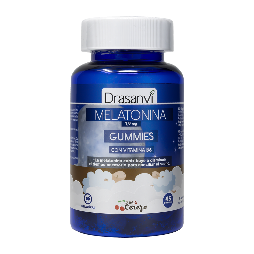 Melatonina 1,9 mg + Vitamina B6 — Gomas para Dormir | Drasanvi (45 gominolas)
