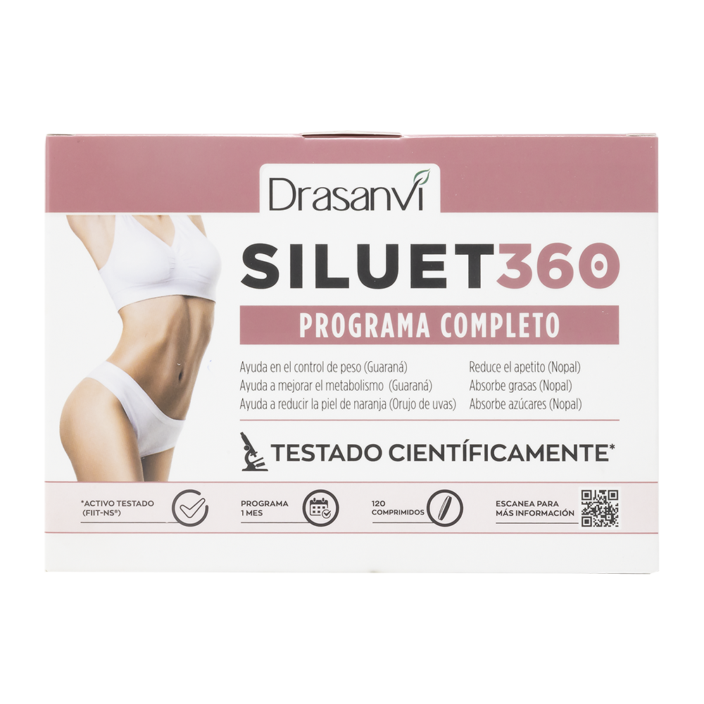 Siluet 360º – Fórmula de Gestão de Peso com Fiit-ns®, Plantas, Vitaminas & Minerais (120 comprimidos)