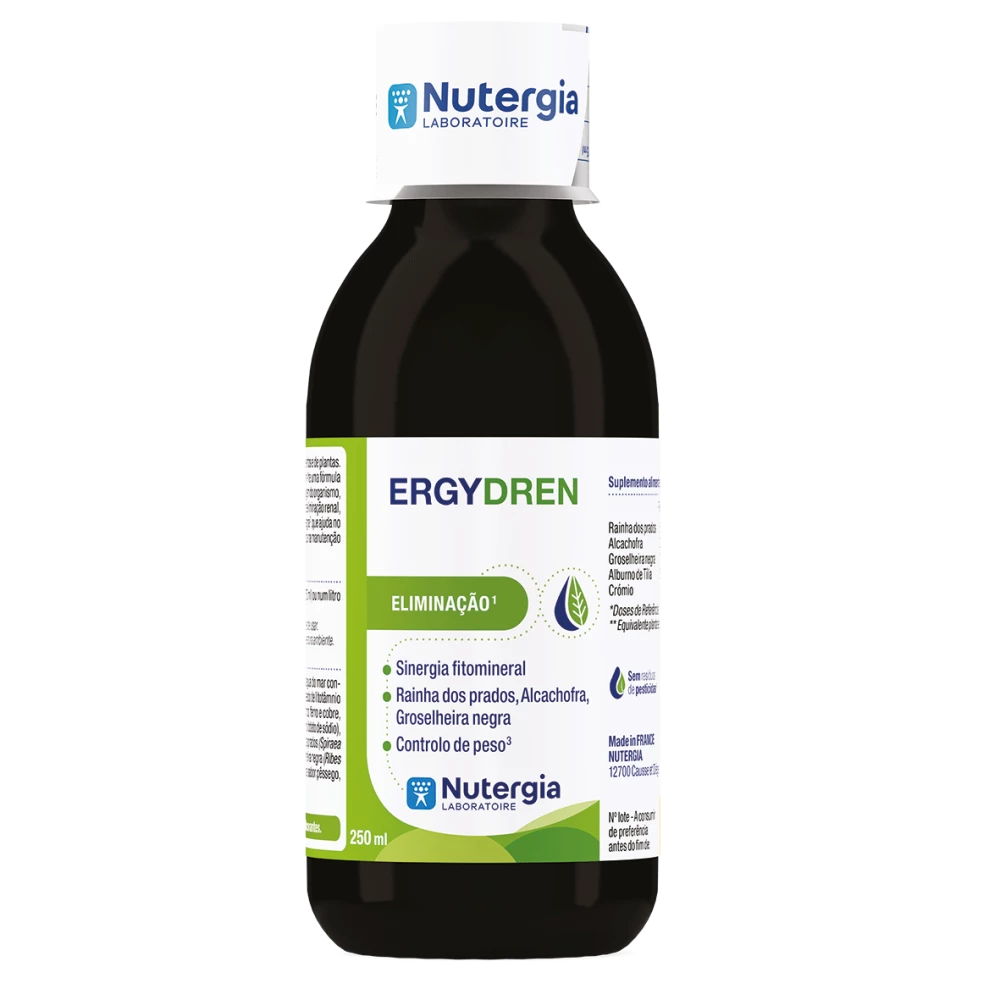 Ergydren – Fitomineral de Eliminação e Detox | Nutergia (250 ml)