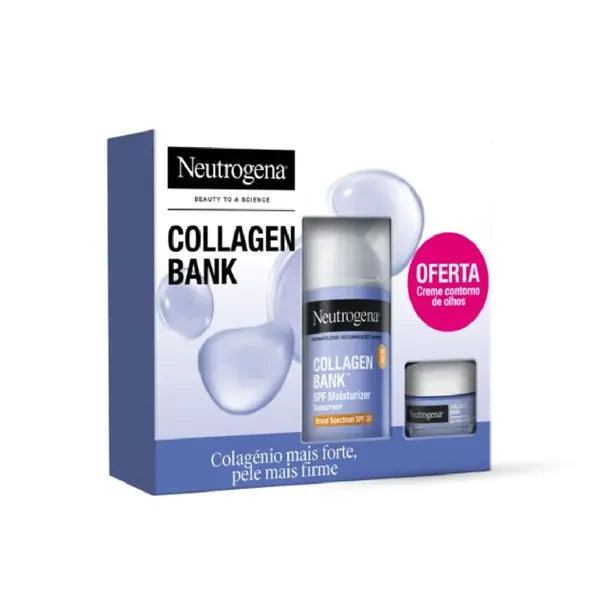 Neutrogena Collagen Bank Coffret Crema FPS (50 ml) + Contorno de Ojos (15 ml) | Neutrogena