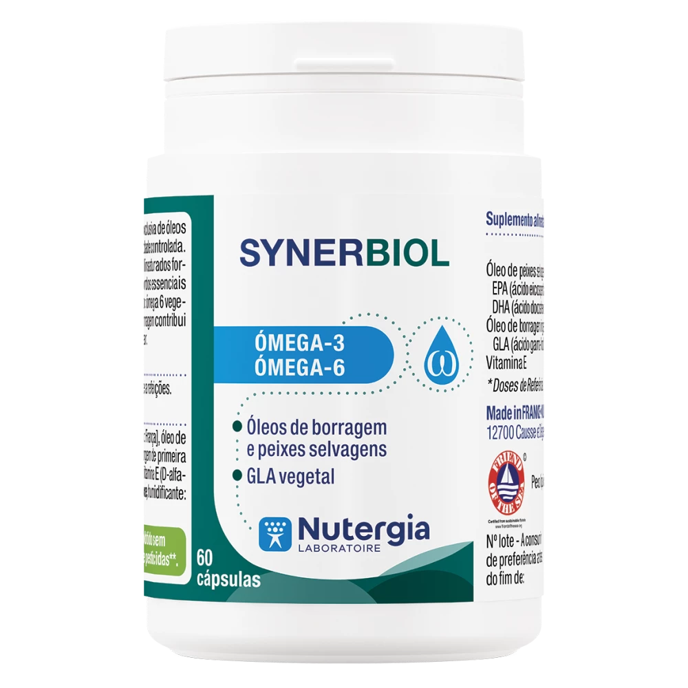 Synerbiol (60 cápsulas) | Nutergia – Articulações & Ácidos Gordos Essenciais