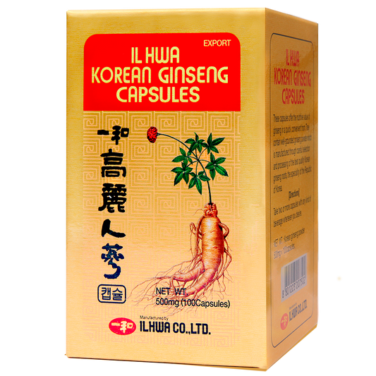Ginseng Coreano 500 mg IL HWA (100 cápsulas) | Tongil