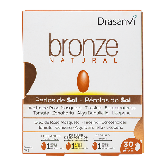 Bronze 30 Pérolas – Preparação Solar & Proteção Celular | Drasanvi (30 pérolas)