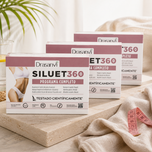 Pack Detox (Programa 3 meses) | 3x Siluet 360 (120 Comprimidos) - Drasanvi