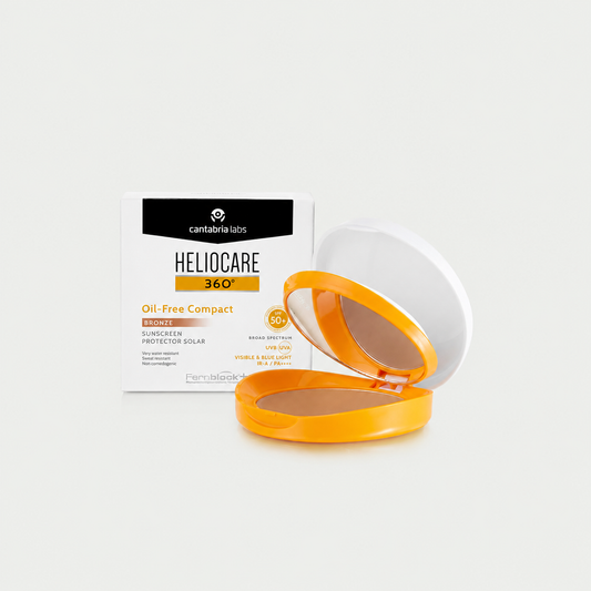 Heliocare 360º Oil-Free Compact SPF 50+ Bronze (10 g) | Heliocare - Proteção solar com cor