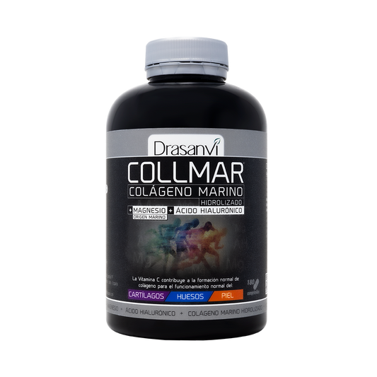 Collmar® Magnésio Baunilha – Colagénio Marinho Hidrolisado com Magnésio, Cálcio, Vitamina C & Ácido Hialurónico (180 comprimidos)