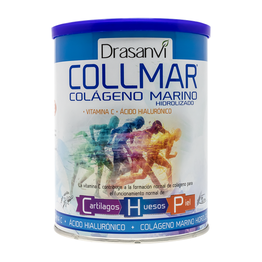 Collmar® Baunilha – Colagénio Marinho Hidrolisado com Vitamina C & Ácido Hialurónico (275 g em pó)