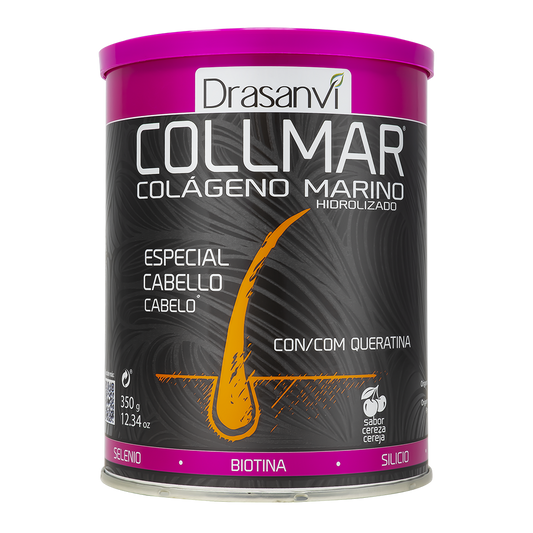 Collmar Cabelo Cereja – Colagénio Marino, Queratina & Biotina | Drasanvi (350 g)