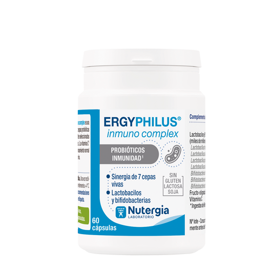 Ergyphilus Inmuno Complex – Probióticos & Suporte Imunitário | Nutergia (60 cápsulas)
