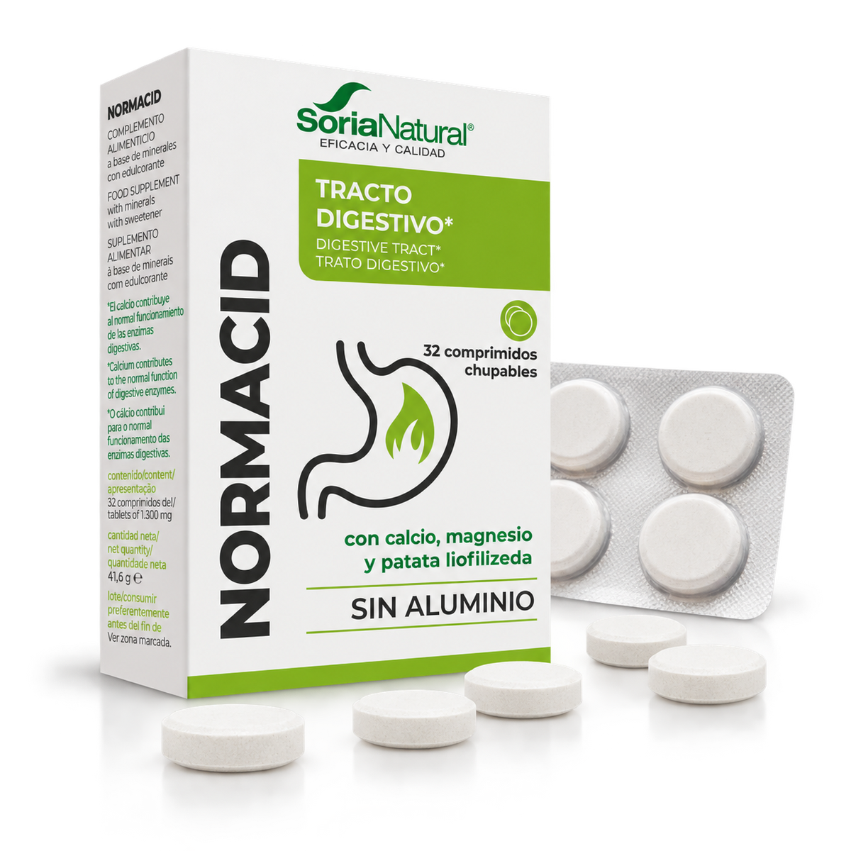 Normacid 32 comprimidos – Soria Natural