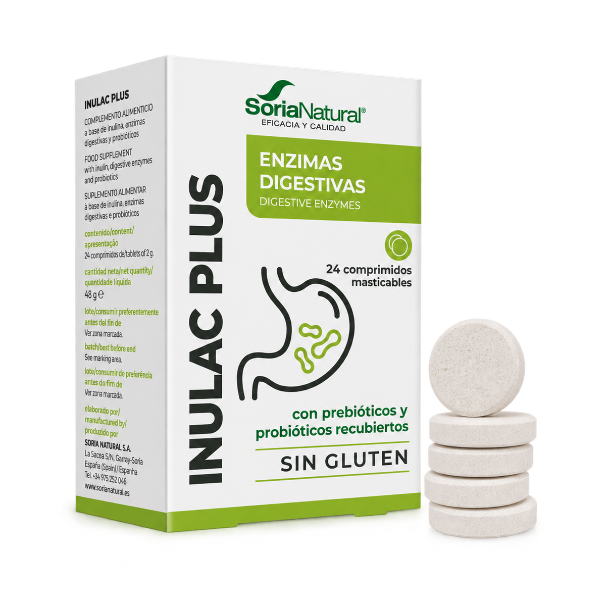 Inulac Plus 24 comprimidos – Soria Natural