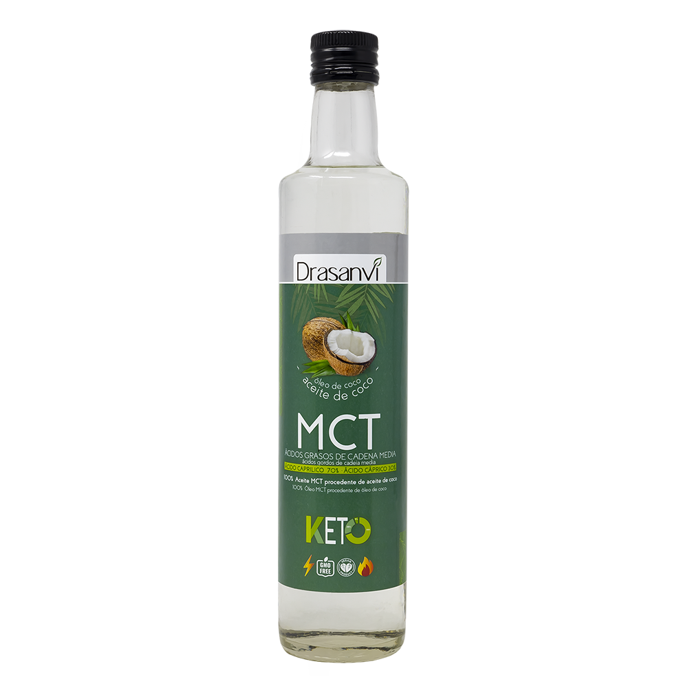 Óleo MCT de Coco – Ácido Caprílico (C8) 70% & Cáprico (C10) 30% | Energia Rápida Keto (500 ml)