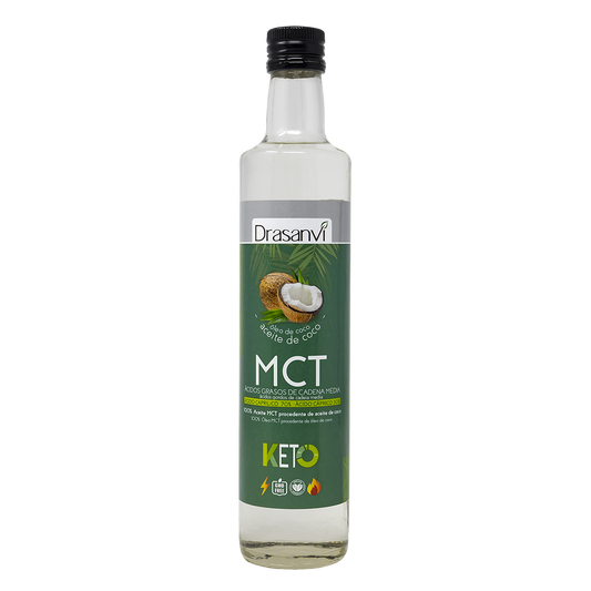 Óleo MCT de Coco – Ácido Caprílico (C8) 70% & Cáprico (C10) 30% | Energia Rápida Keto (500 ml)