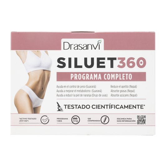 Siluet 360º – Fórmula de Gestão de Peso com Fiit-ns®, Plantas, Vitaminas & Minerais (120 comprimidos)