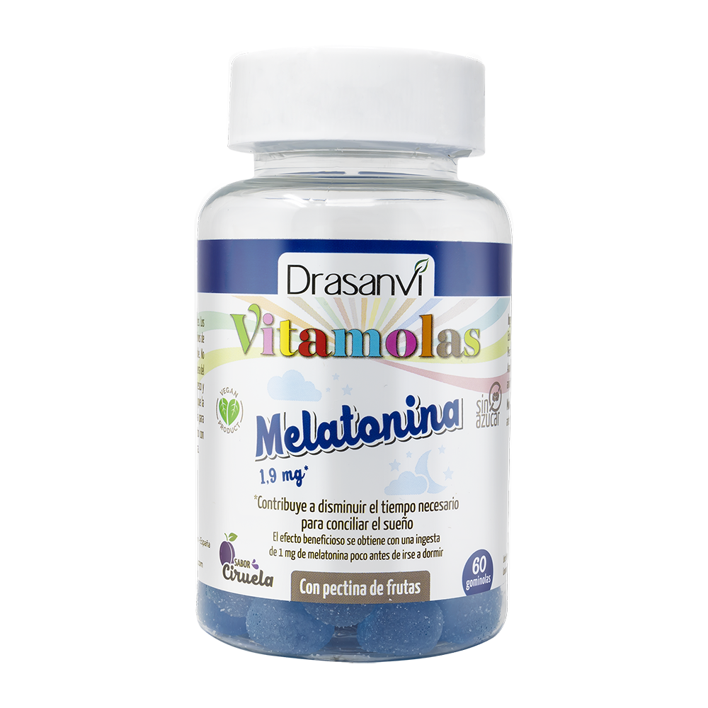 Vitamolas Melatonina 1,9 mg – Gomas para Dormir sem Açúcar | Drasanvi (60 gominolas)