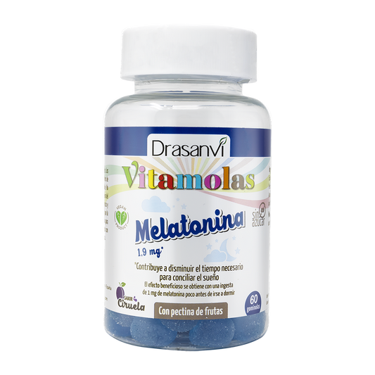 Vitamolas Melatonina 1,9 mg – Gomas para Dormir sem Açúcar | Drasanvi (60 gominolas)