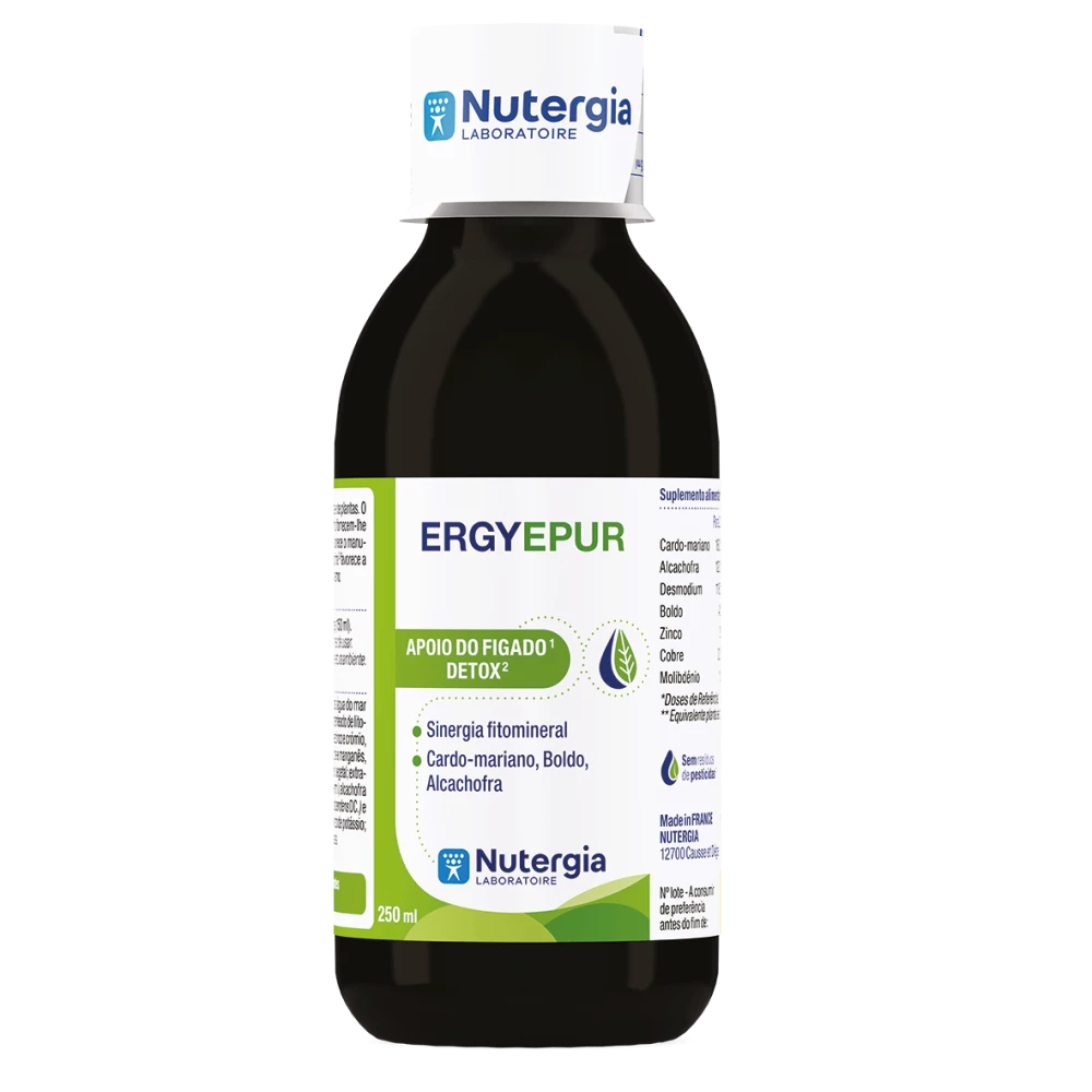 ERGYEPUR® – Suplemento de Cardo-Mariano, Alcachofra & Oligoelementos (250 ml)