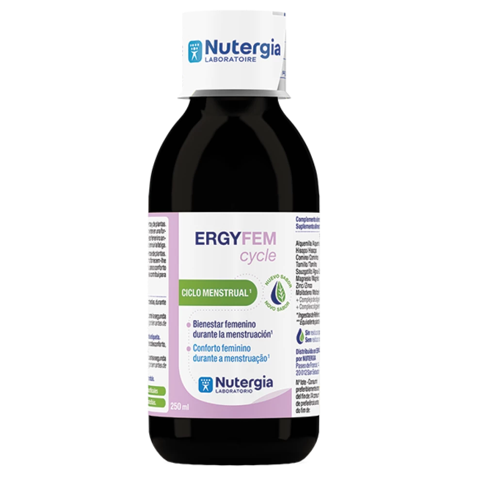 Ergyfem Cycles – Equilibrio femenino y ciclo menstrual | Nutergia (250 ml)