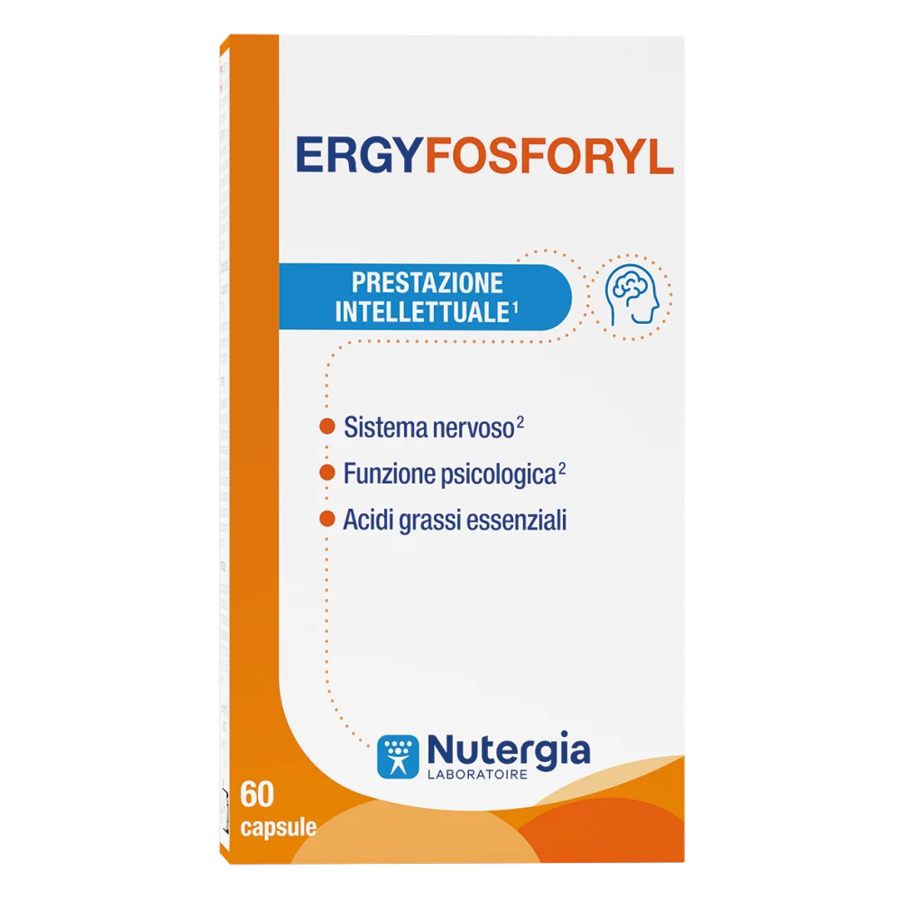 Ergyfosforyl® – Fosfolípidos Marinhos, Ómega-3 (EPA & DHA) & Vitaminas B5, B6 & E (60 cápsulas)