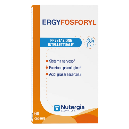 Ergyfosforyl® – Fosfolípidos Marinhos, Ómega-3 (EPA & DHA) & Vitaminas B5, B6 & E (60 cápsulas)