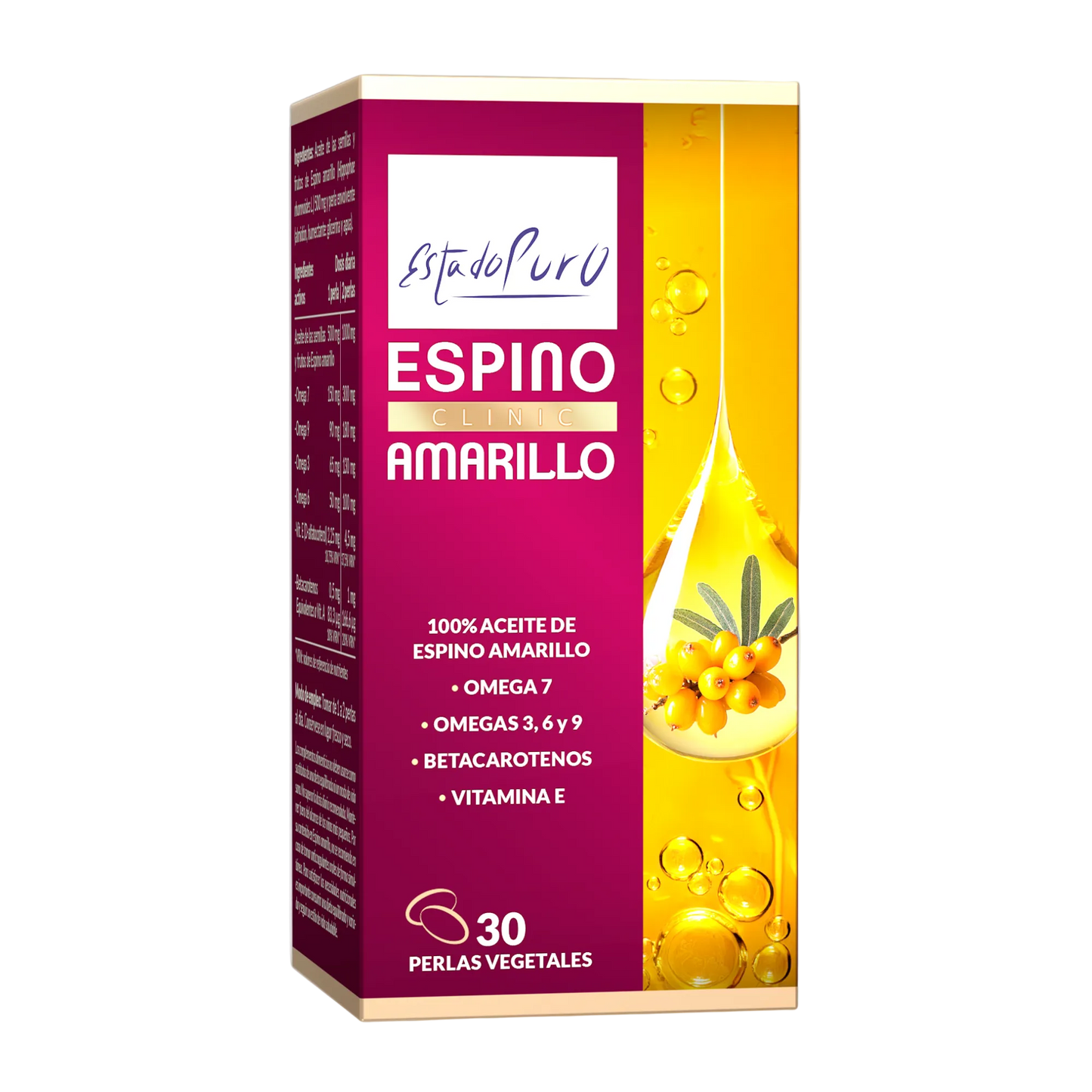 Espino Amarillo (30 perlas vegetales) | Tongil - Piel y mucosas