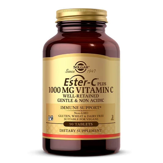 Ester-C Plus (90 cápsulas) | Solgar – Vitamina C Patenteada, Antioxidante & Imunidade