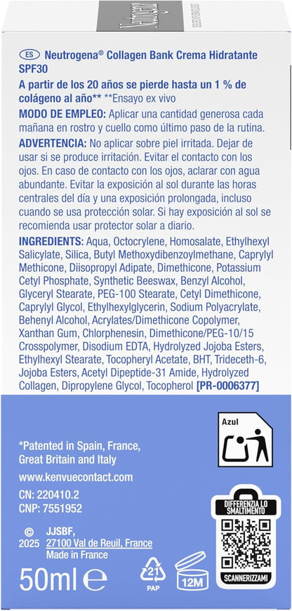 Neutrogena Collagen Bank Crema (50 ml) | Neutrogena – Hidratación Diaria