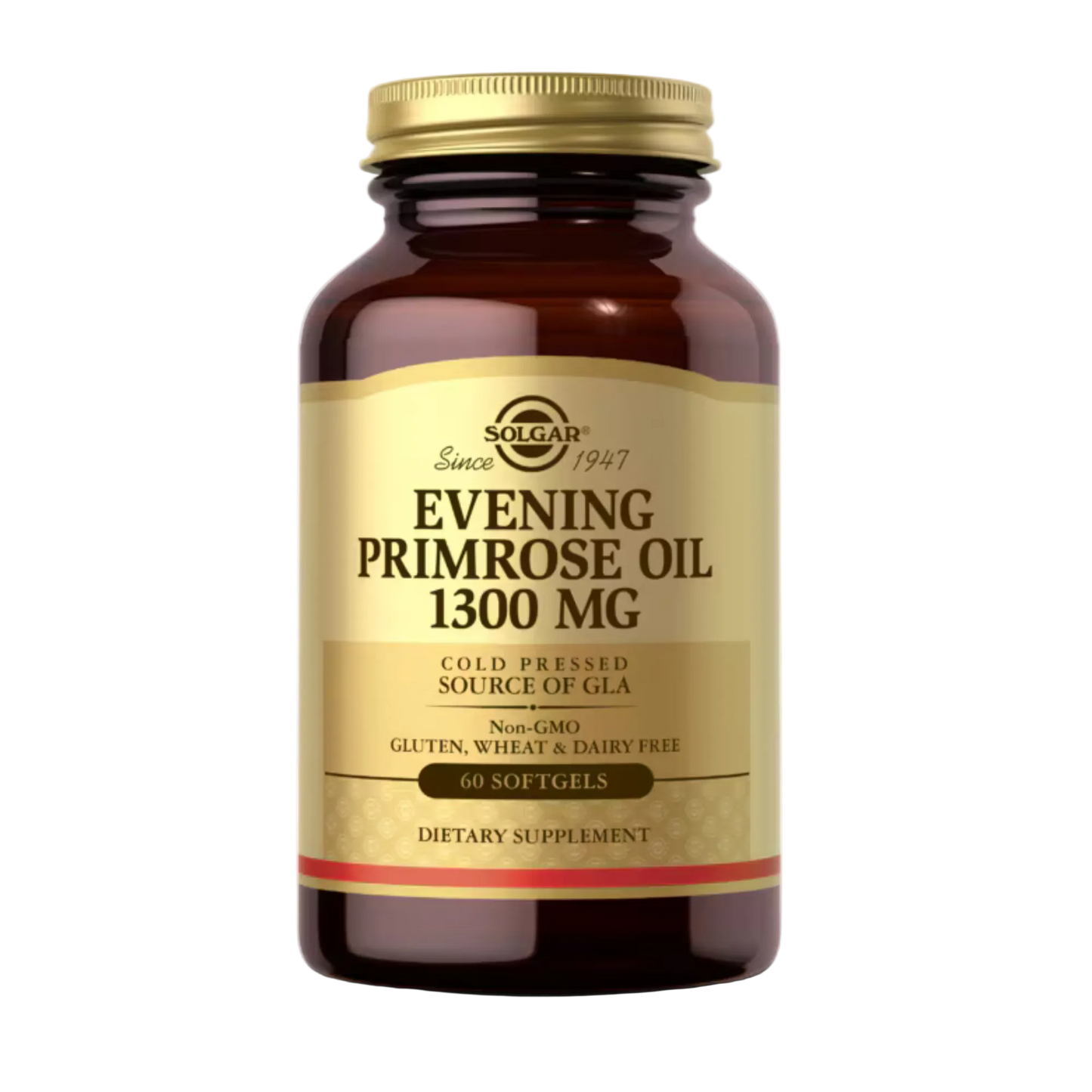 Evening Primrose Oil  (30 cápsulas) | Solgar – Óleo de Onagra 1300 mg com GLA