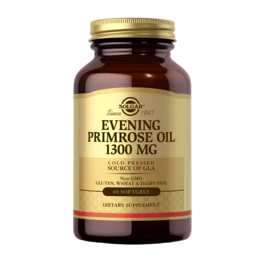 Aceite de onagra 1300 mg: aceite de onagra para la piel, las hormonas y el bienestar (100 cápsulas blandas)