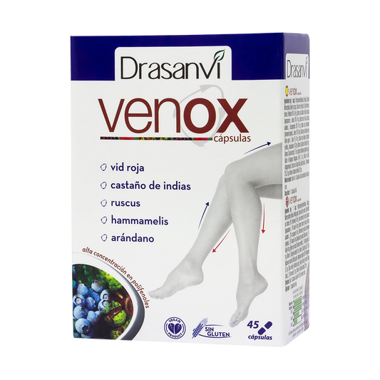 Venox® Cápsulas – Conforto Circulatório & Pernas Cansadas | Drasanvi (45 cápsulas)